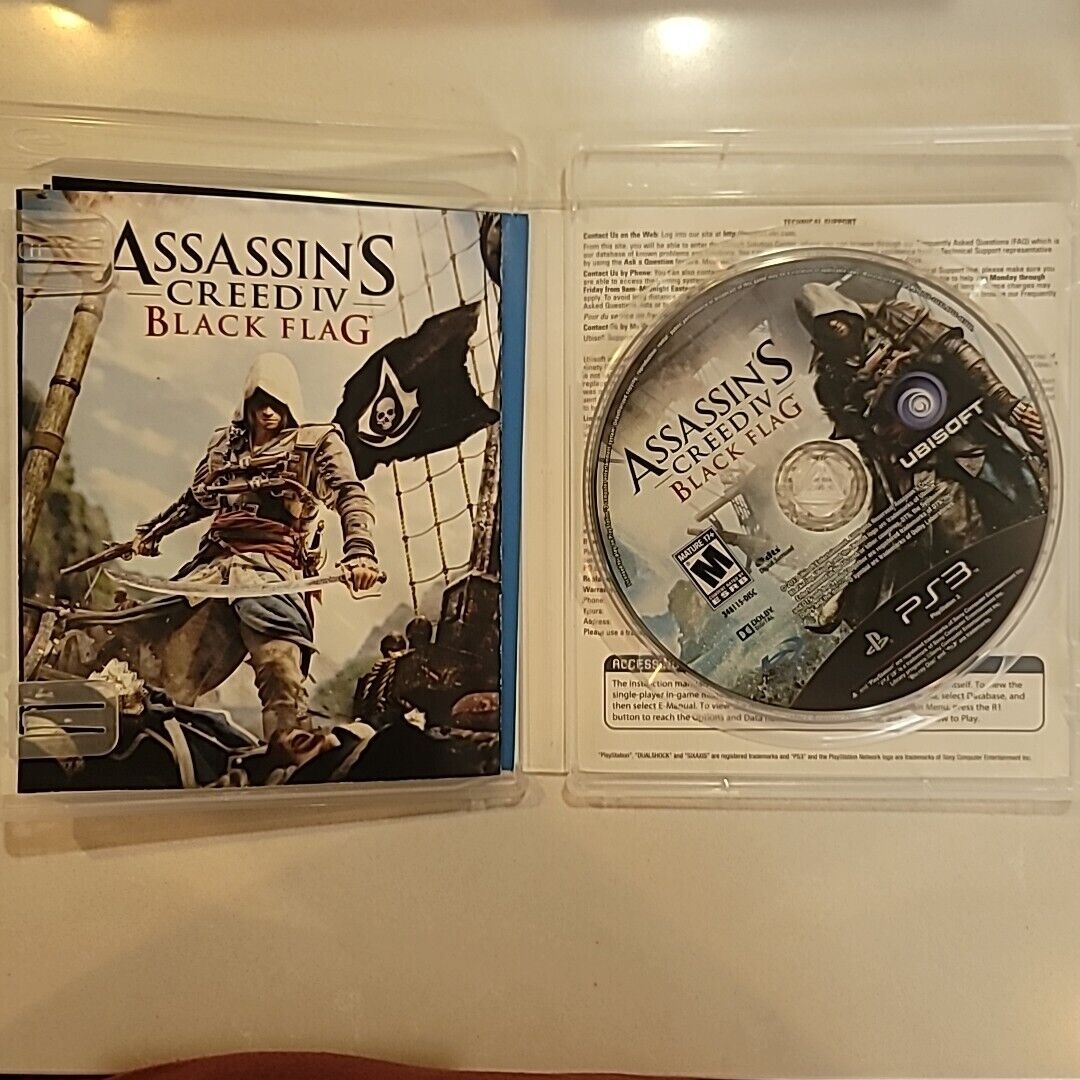 Assassin's Creed IV: Black Flag (Sony PlayStation 3) Complete Tested & Working