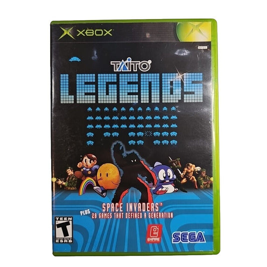 Taito Legends - Xbox - Complete w/ Game, Case, Cover Art & Manual - 29 Games