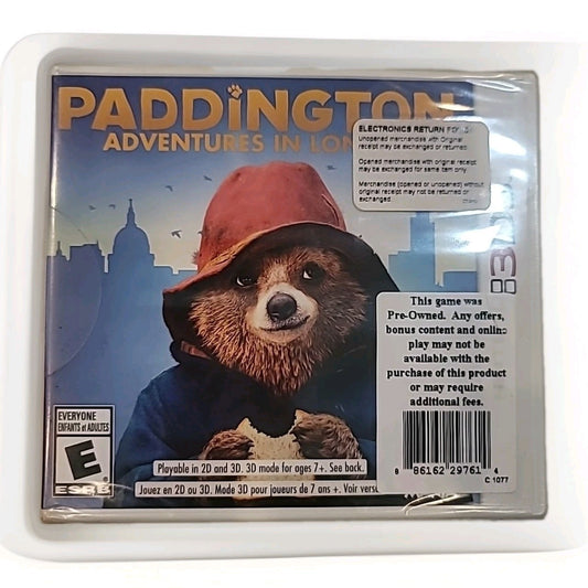 PADDINGTON BEAR ADVENTURES IN LONDON GAME FOR NINTENDO 3DS (Resealed)
