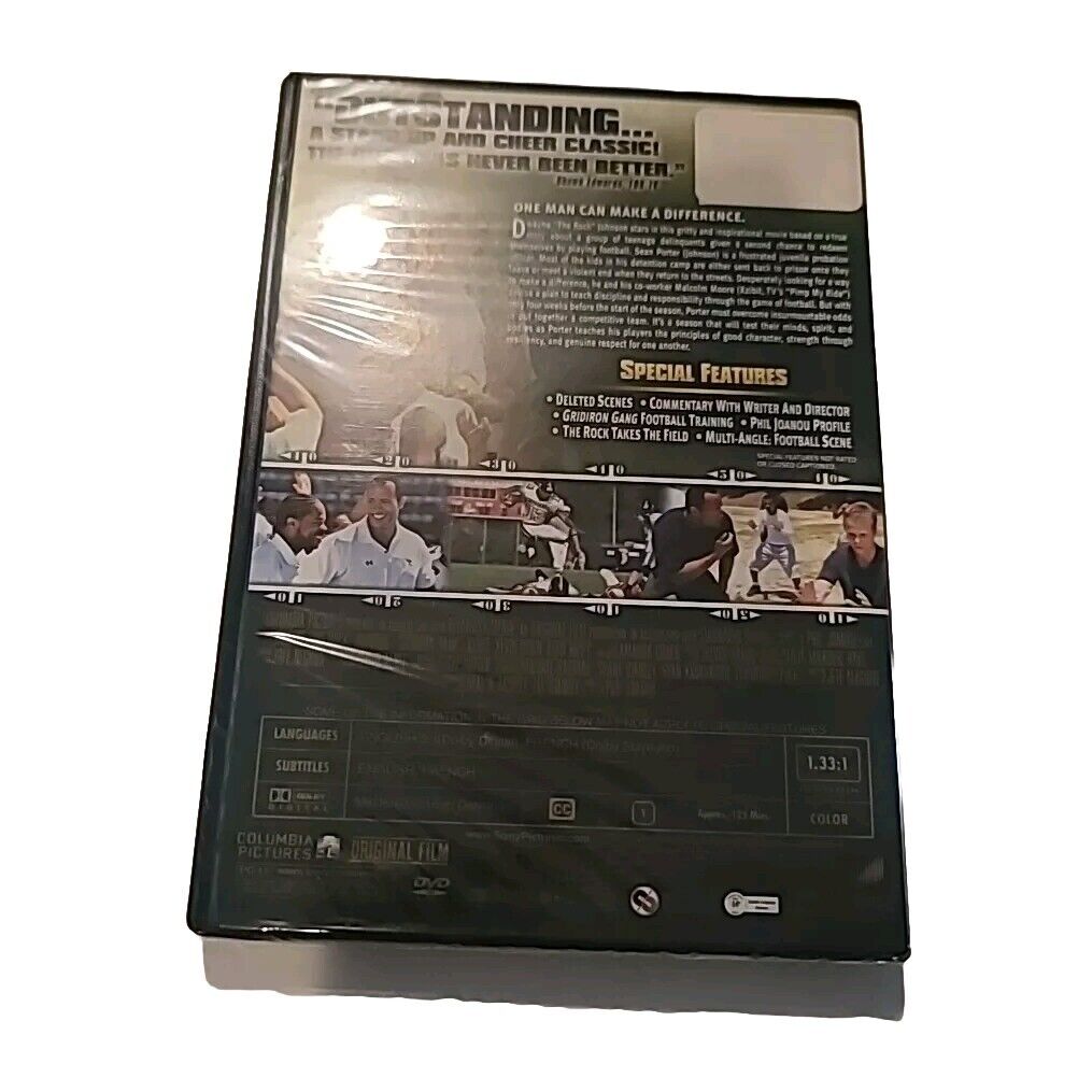 Gridiron Gang DVD with Slip Cover Brand New