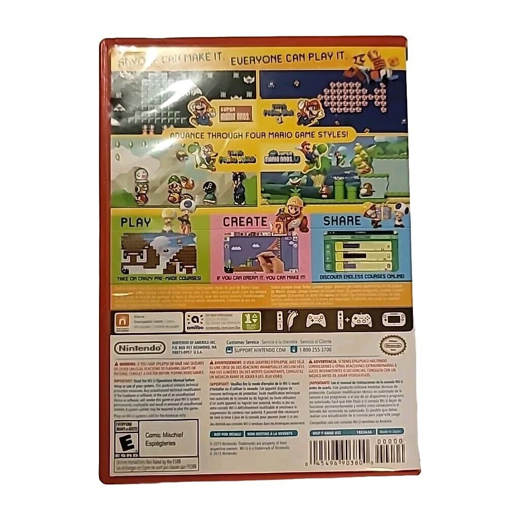 Super Mario Maker (Nintendo Wii)