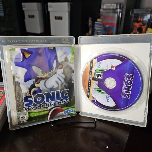 SONIC THE HEDGEHOG PS3 PlayStation 3, 2007 Complete W/Manual Playstation