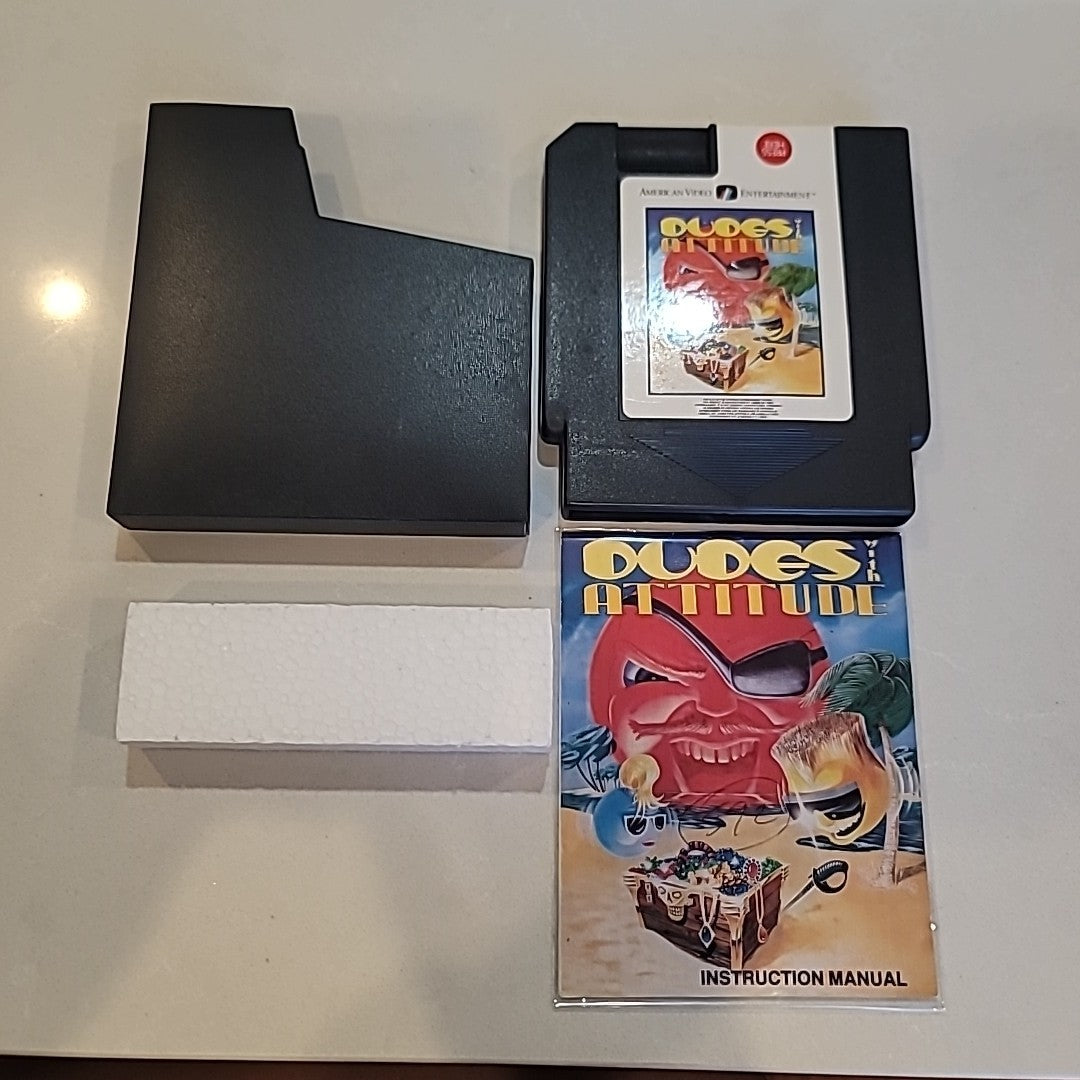 Dudes With Attitude (Nintendo Entertainment System, 1990) NES Cart CIB