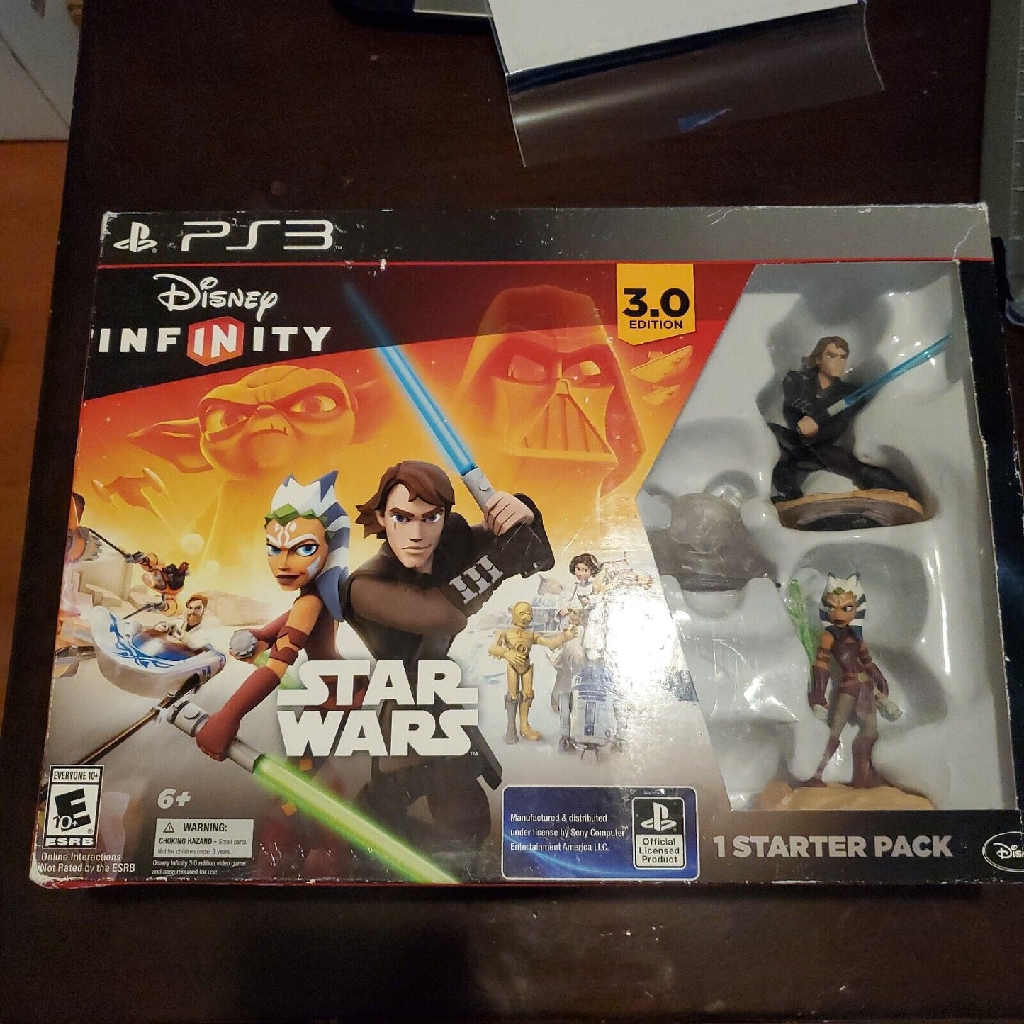 PS3 Disney Infinity 3.0 Edition Star Wars Starter Pack With Game & Figure New