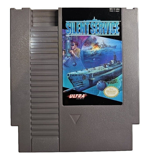 Silent Service (NES, 1989) CARTRIDGE ONLY Tested And Cleaned