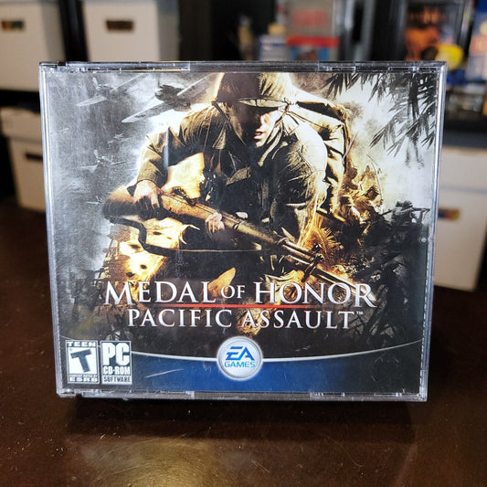 Medal of Honor: Pacific Assault (PC, 2004) 4 Disc PC CD-ROM Game 