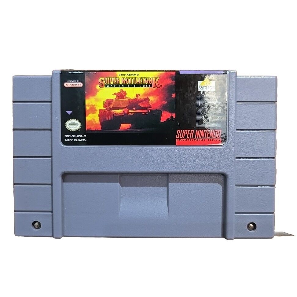 Super Battletank: War in the Gulf (SNES) Super Nintendo Cartridge Only 1992 