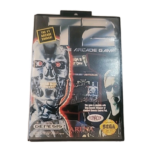 T2: Terminator 2 The Arcade Game (Sega Genesis) - No Manual 
