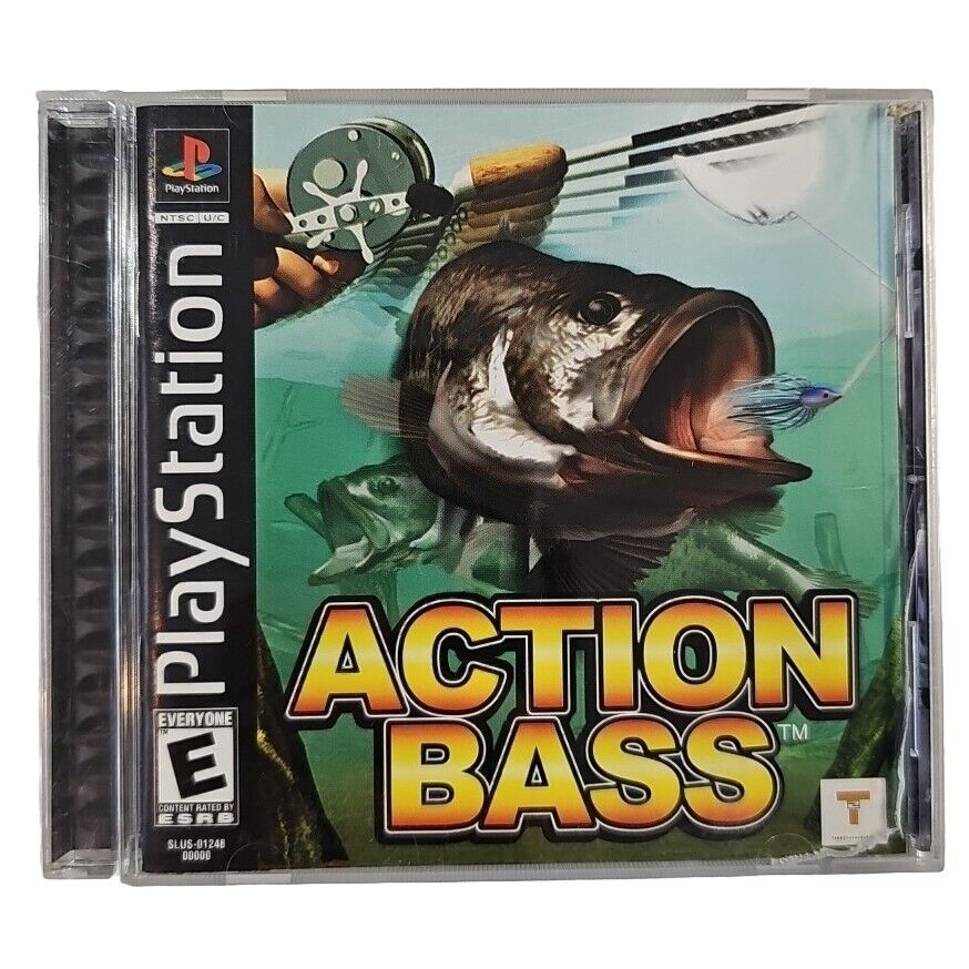 Action Bass (PS1 PlayStation 1) (CIB - Tested/Working)