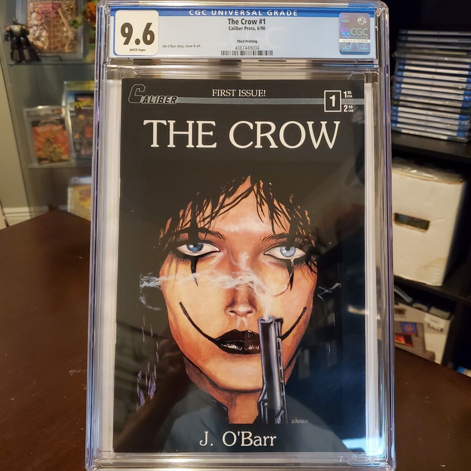 THE CROW #1 CGC 9.6 THIRD Print James O’Barr