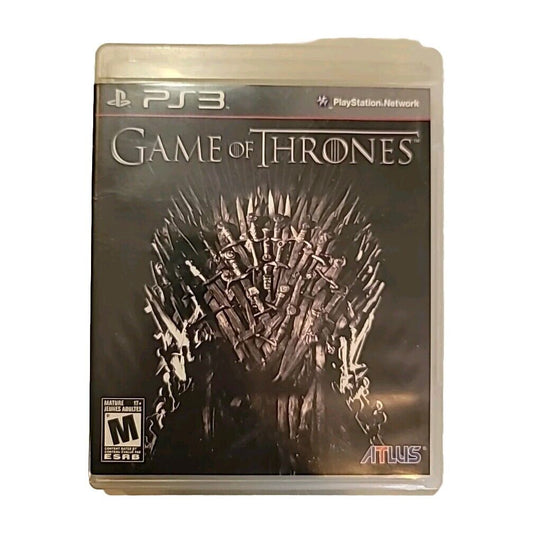 Game of Thrones (Sony PlayStation 3, 2012) PS3 CIB Complete W/ Manual EXCELLENT