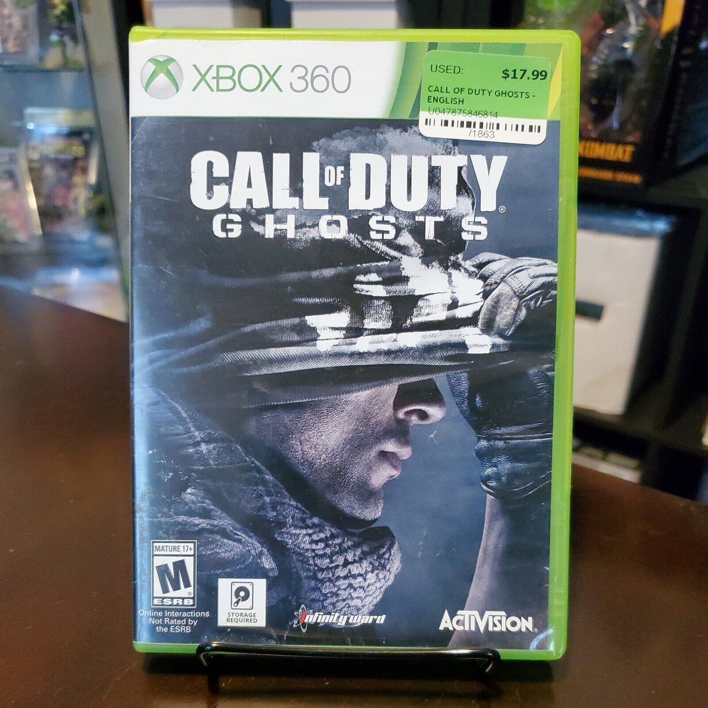 XBOX 360 Call of Duty: Ghosts. Free FAST SHIPPING DISC 1 AND BOX ONLY B1