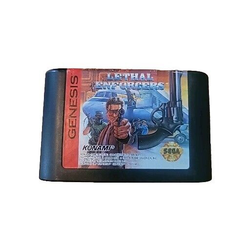 Lethal Enforcers (Sega Genesis, 1993) Tested And Working