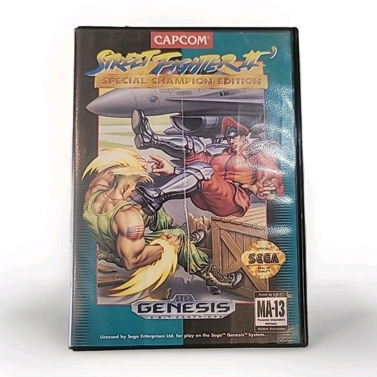 Street Fighter II': Special Champion Edition (Sega Genesis, 1993) - No Manual 