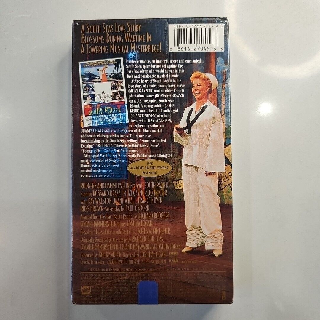 South Pacific (VHS, 1991) BRAND New