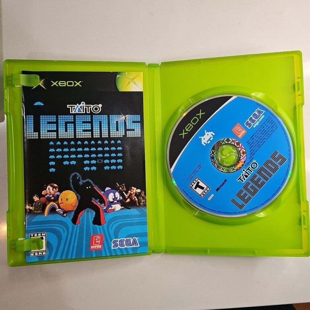 Taito Legends - Xbox - Complete w/ Game, Case, Cover Art & Manual - 29 Games