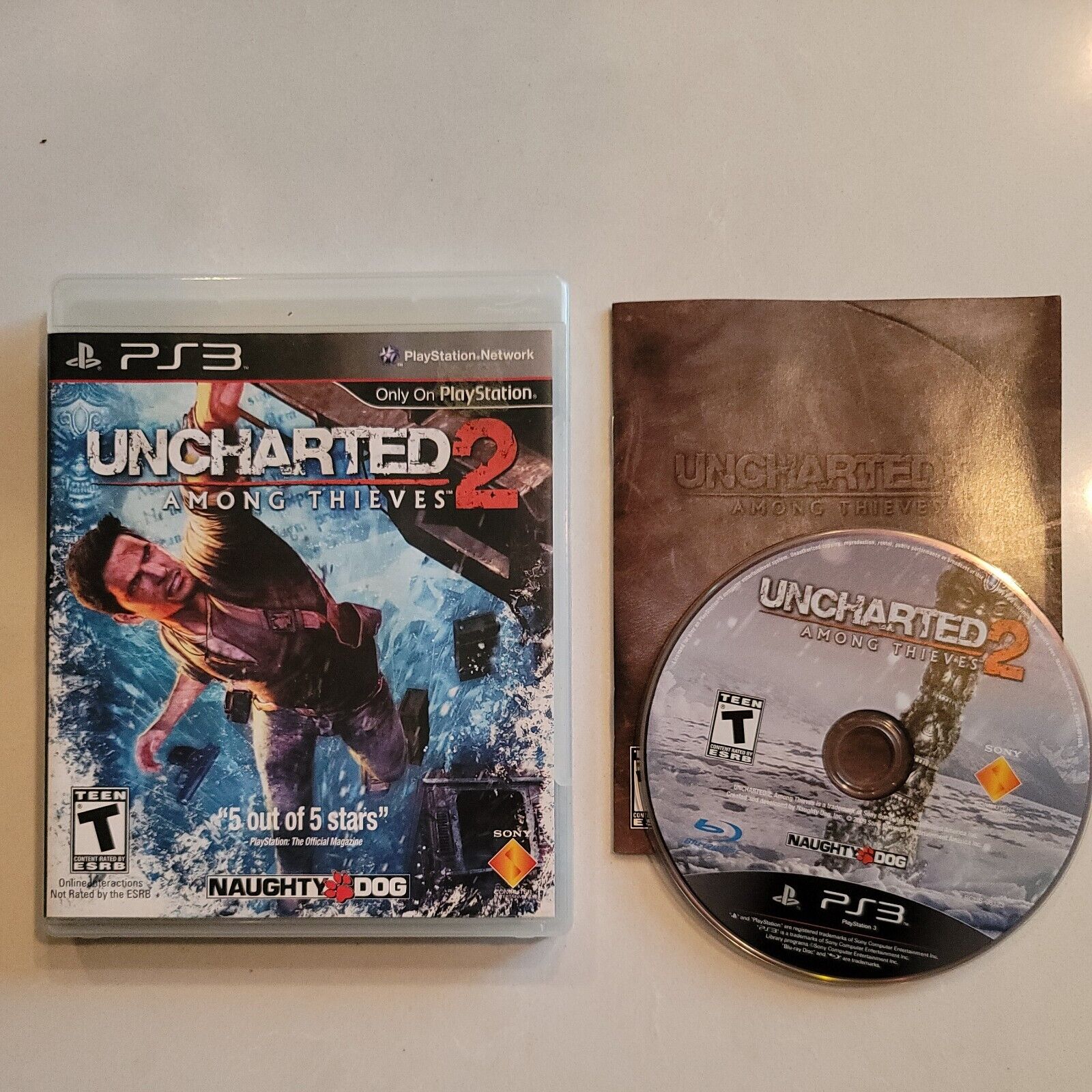 Uncharted 2: Among Thieves (Sony Playstation 3, 2009) COMPLETE CIB SB10