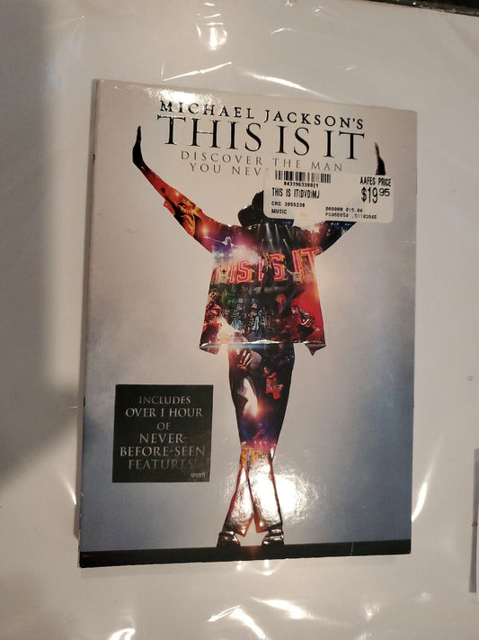 Michael Jackson's This Is It (DVD, 2010) Includes Slipcover FREE SHIPPING!