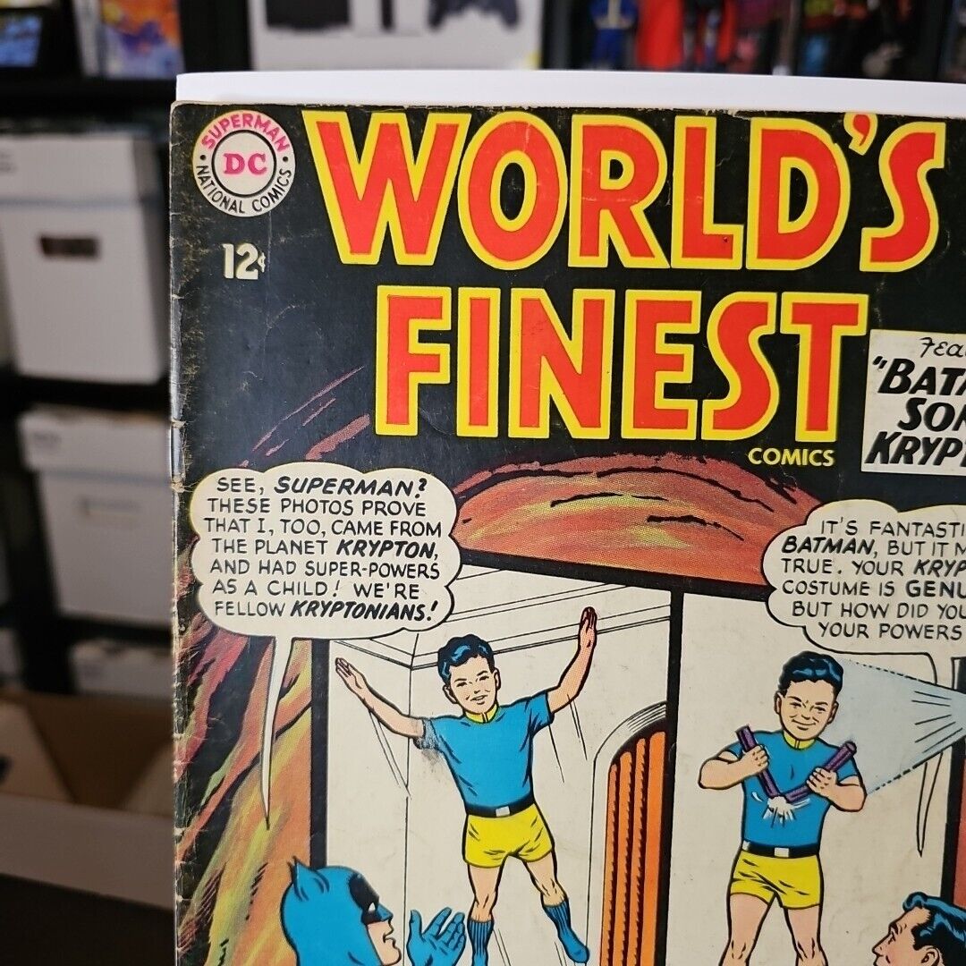 World’s Finest #146 Comic Book 1964 DC Comics Detached Centerfold 