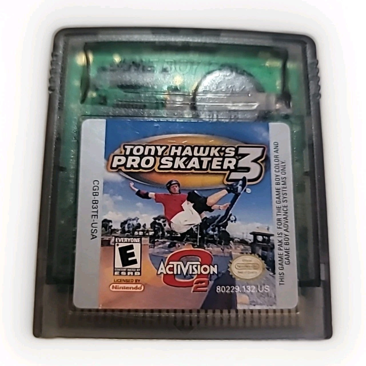 Nintendo Game Boy Color Authentic Tony Hawk's Pro Skater 3 Cart Only Tested