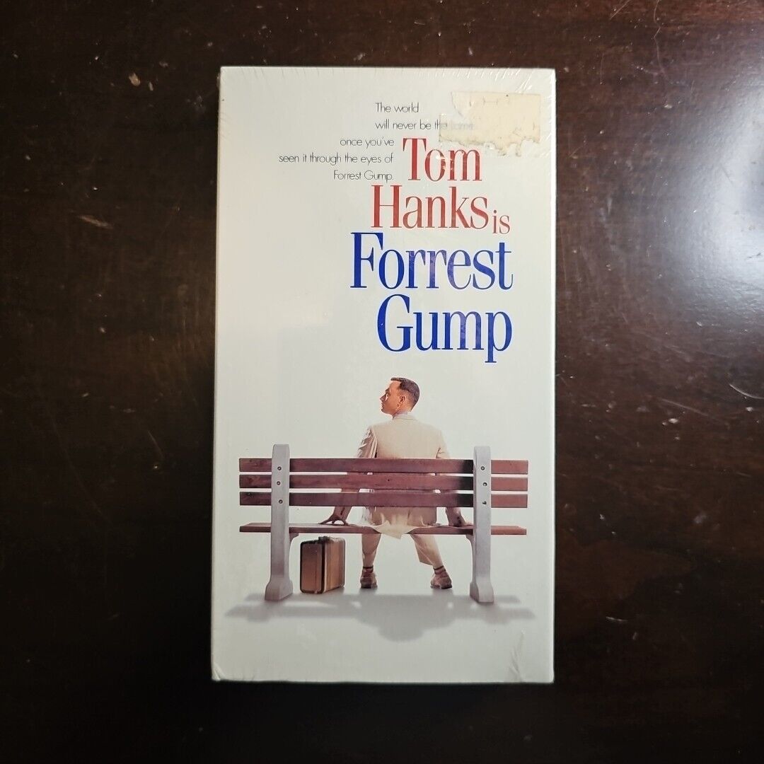 VTG Tom Hanks Forrest Gump Sealed VHS Paramount Pictures Water Mark 1st Print