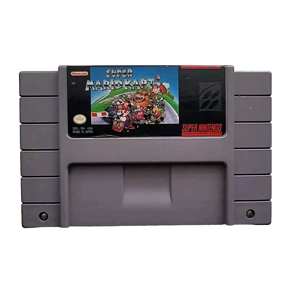 Super Mario Kart (Nintendo SNES, 1992) Authentic Cartridge Tested/Works