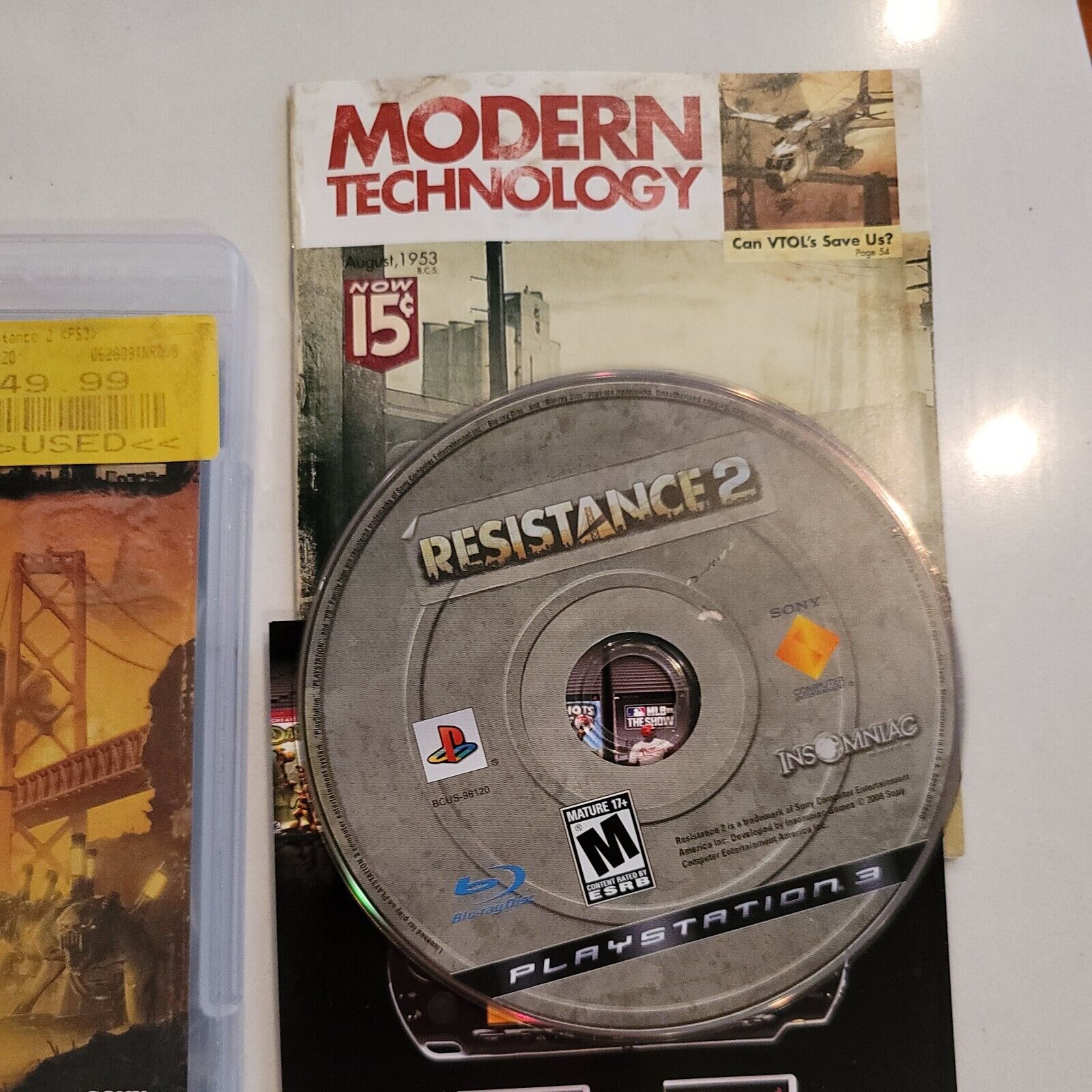 Resistance 2 (Sony PlayStation 3, 2008) Complete CIB SB10