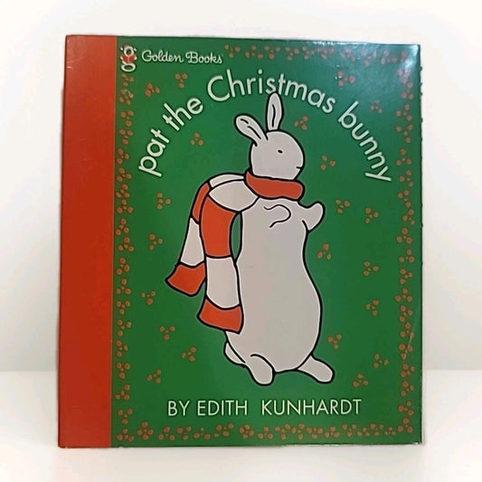 Pat the Christmas Bunny - Novelty Book, by Davis Edith Kunhardt - Good Condition