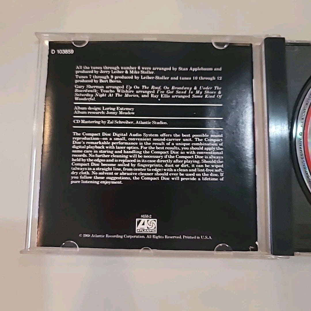 The Drifters Golden Hits CD-Near Mint Disk-12 Tracks-Up On The Roof-On Broadway