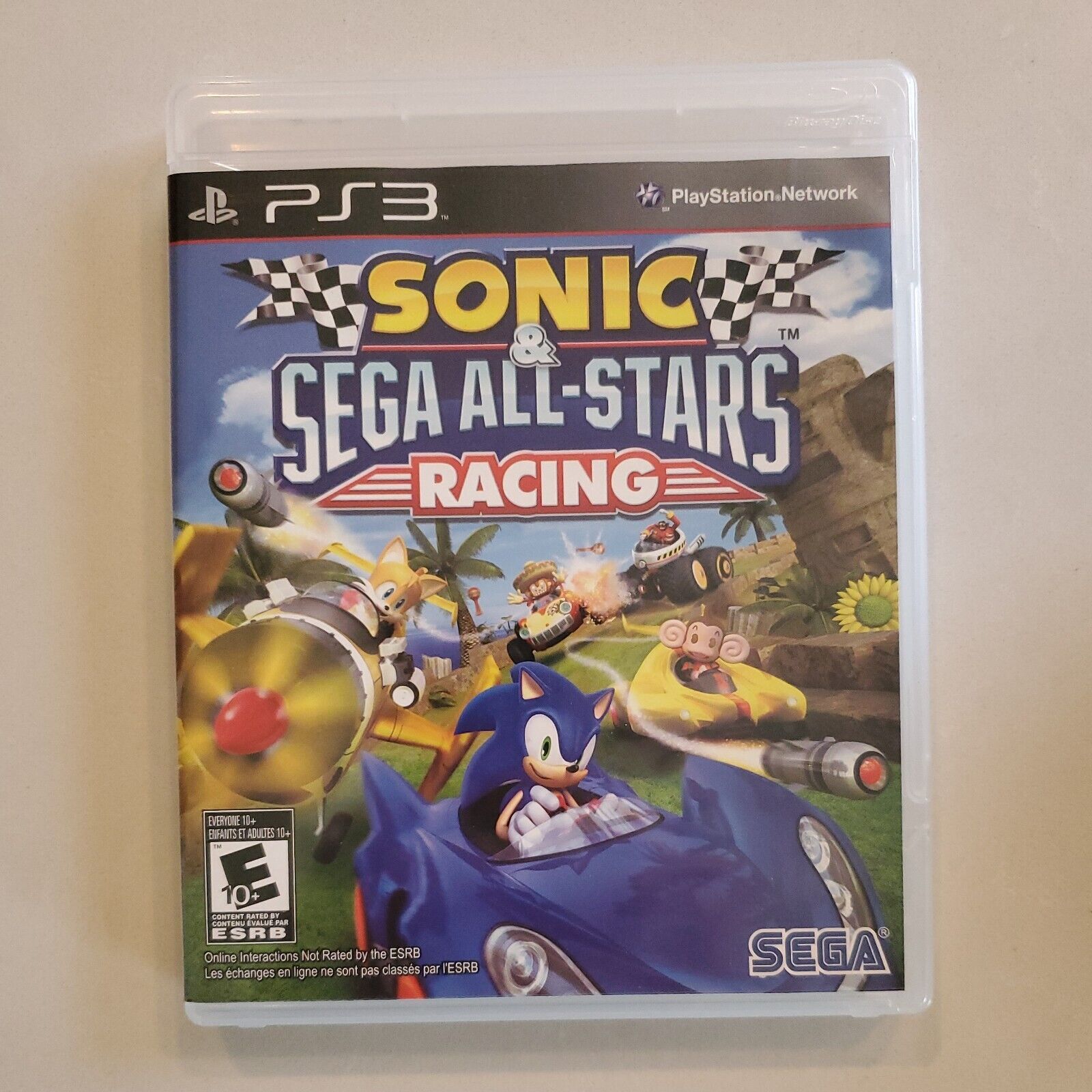 Sonic & Sega All-Stars Racing (Sony PlayStation 3, 2010) CIB Complete