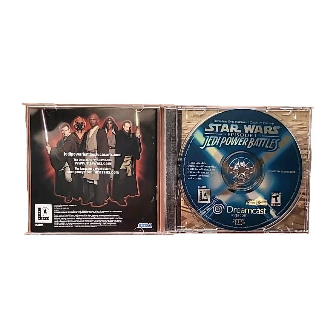 Star Wars Episode I Jedi Power Battles Sega Dreamcast CIB