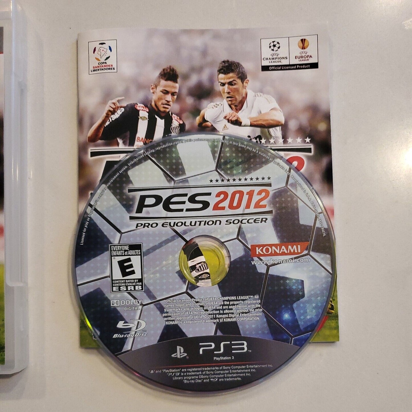 Pro Evolution Soccer 2012 (Sony PlayStation 3, 2011) CIB Complete SB10