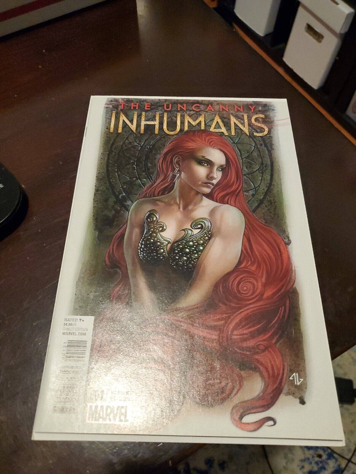 Marvel The Uncanny Inhumans #1 Adi Granov MEDUSA Variant VERY HIGH GRADE! FF