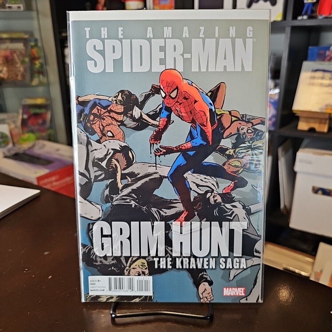 The Amazing Spiderman Grim Hunt Kraven Saga Issue 1 Marvel Comic Book BAGGED