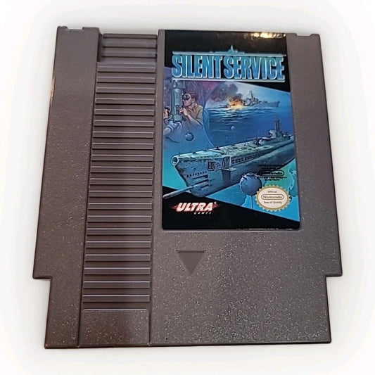 Silent Service (Nintendo Entertainment System, 1989) Cartridge Tested 