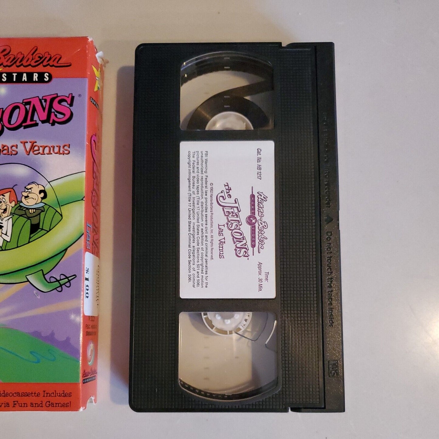 The Jetsons Las Venus VHS Hanna Barbera Home Video Tape Super Stars SB2