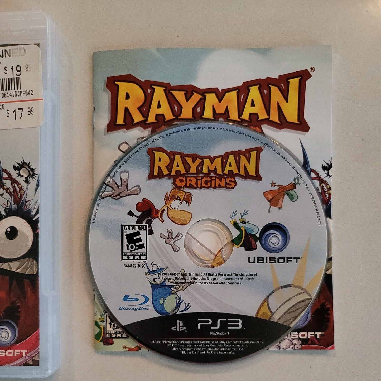 Rayman Origins (Sony PlayStation 3, 2011) Complete Tested BB3