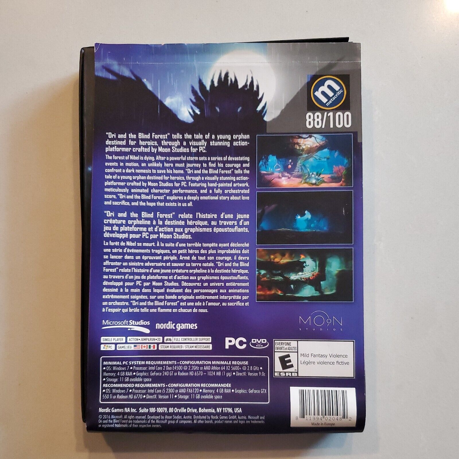 Ori and the Blind Forest: Definitive Edition (PC, 2016) Used