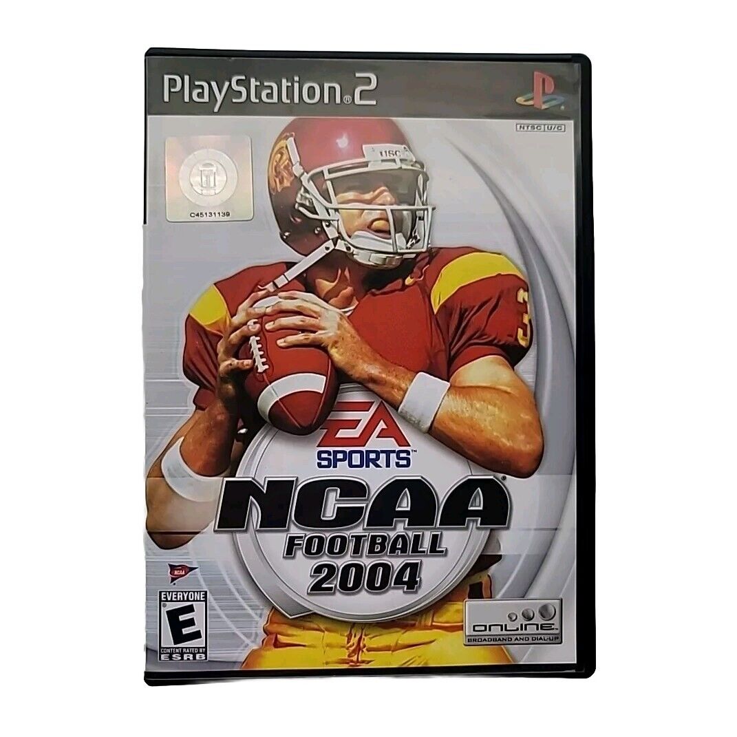 NCAA Football 2004 PS2 CIB Complete Tested & Working