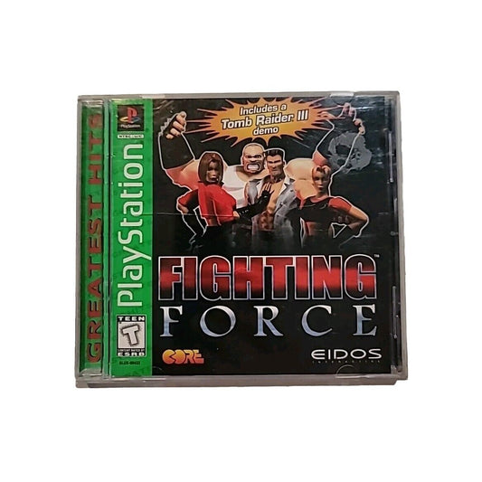 Fighting Force (PlayStation 1 PS1) Greatest Hits CIB COMPLETE & TESTED