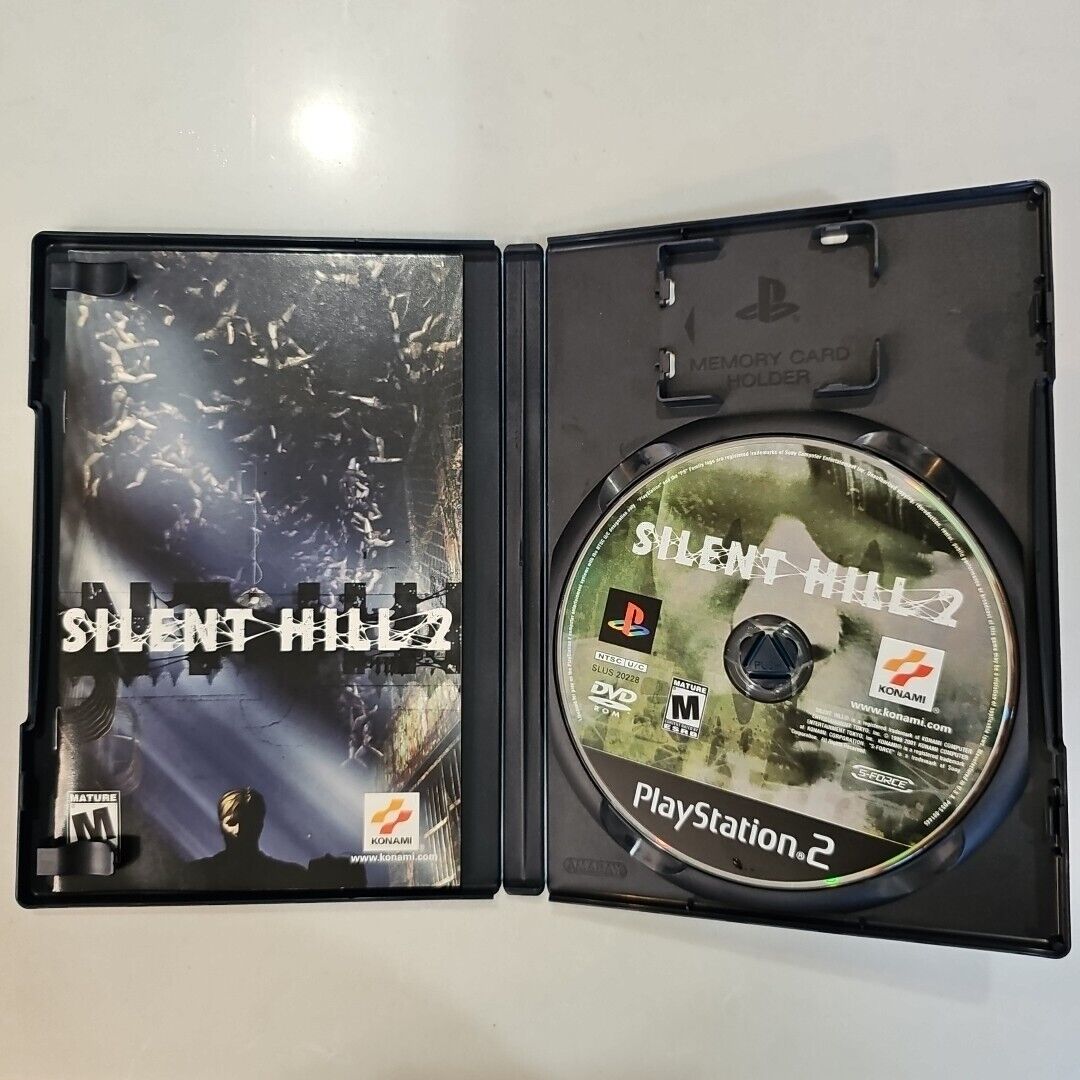 Silent Hill 2 (Sony PlayStation 2, 2001) Black Label CIB With REGISTRATION CARD