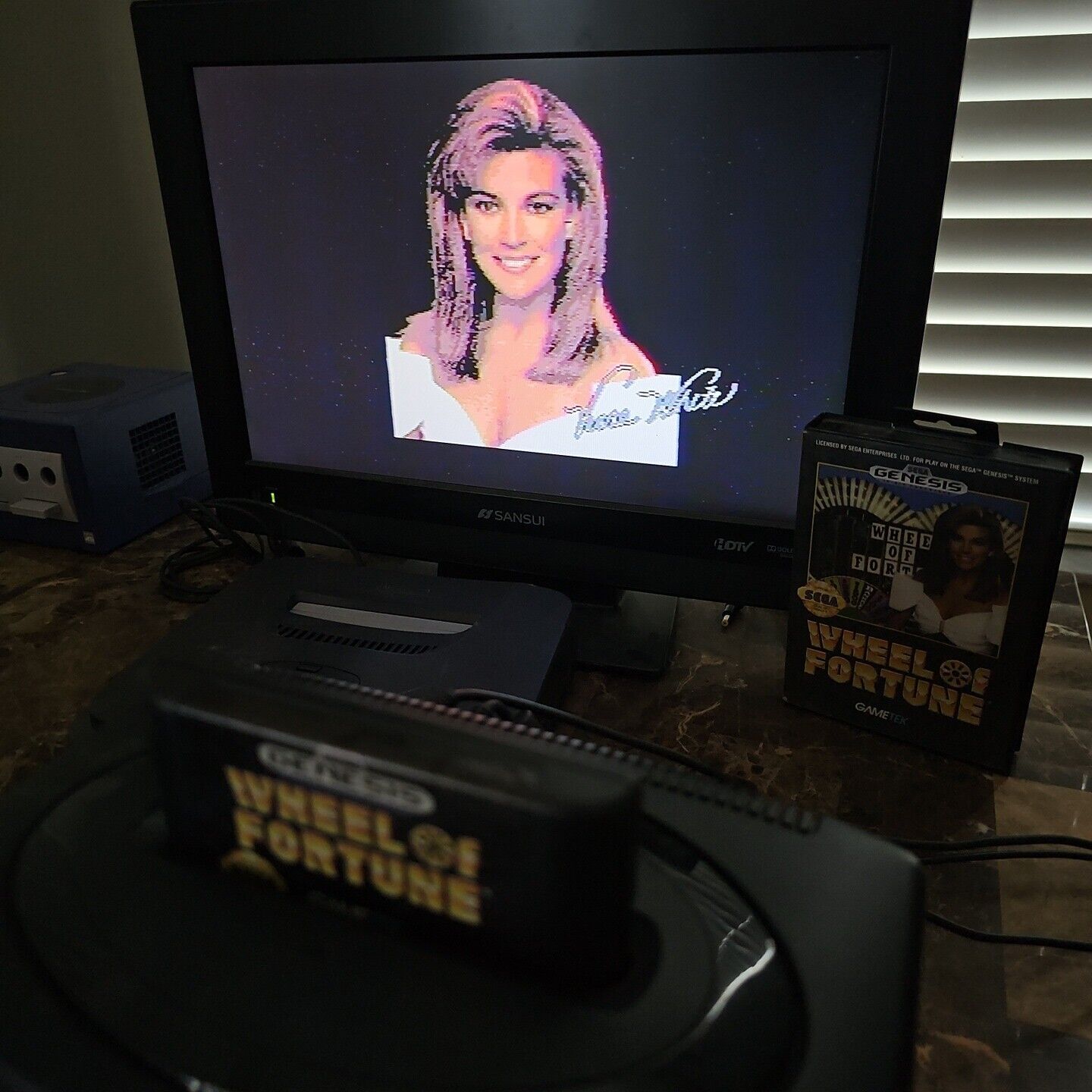 Wheel of Fortune (Sega Genesis, 1992) CIB Free shipping!