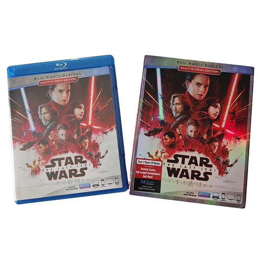 Star Wars: Episode VIII: The Last Jedi (Blu-ray, 2017) 2 Hours BONUS DISC