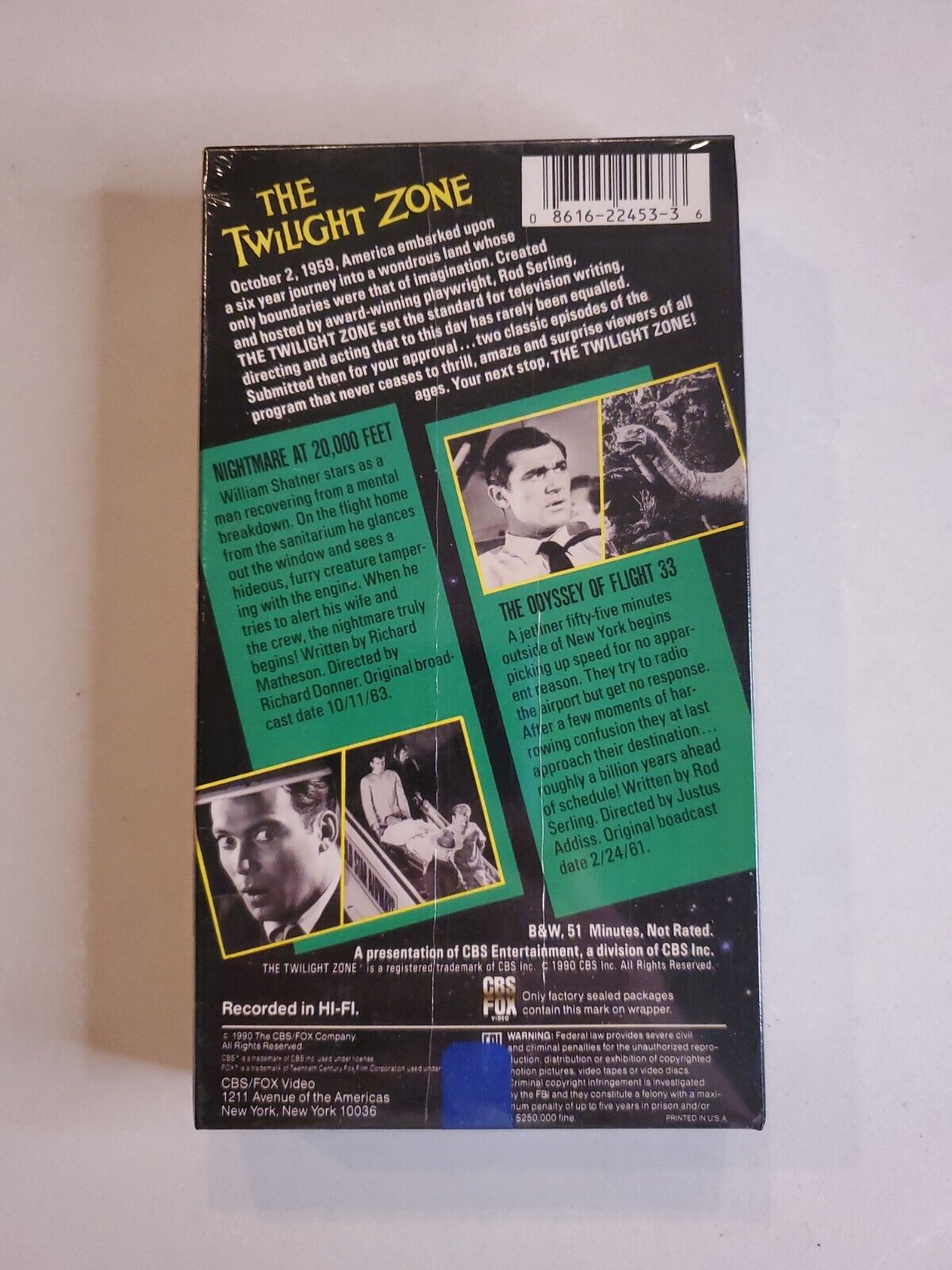 Twilight Zone, The - V. 3 (VHS, 1992) Sealed New