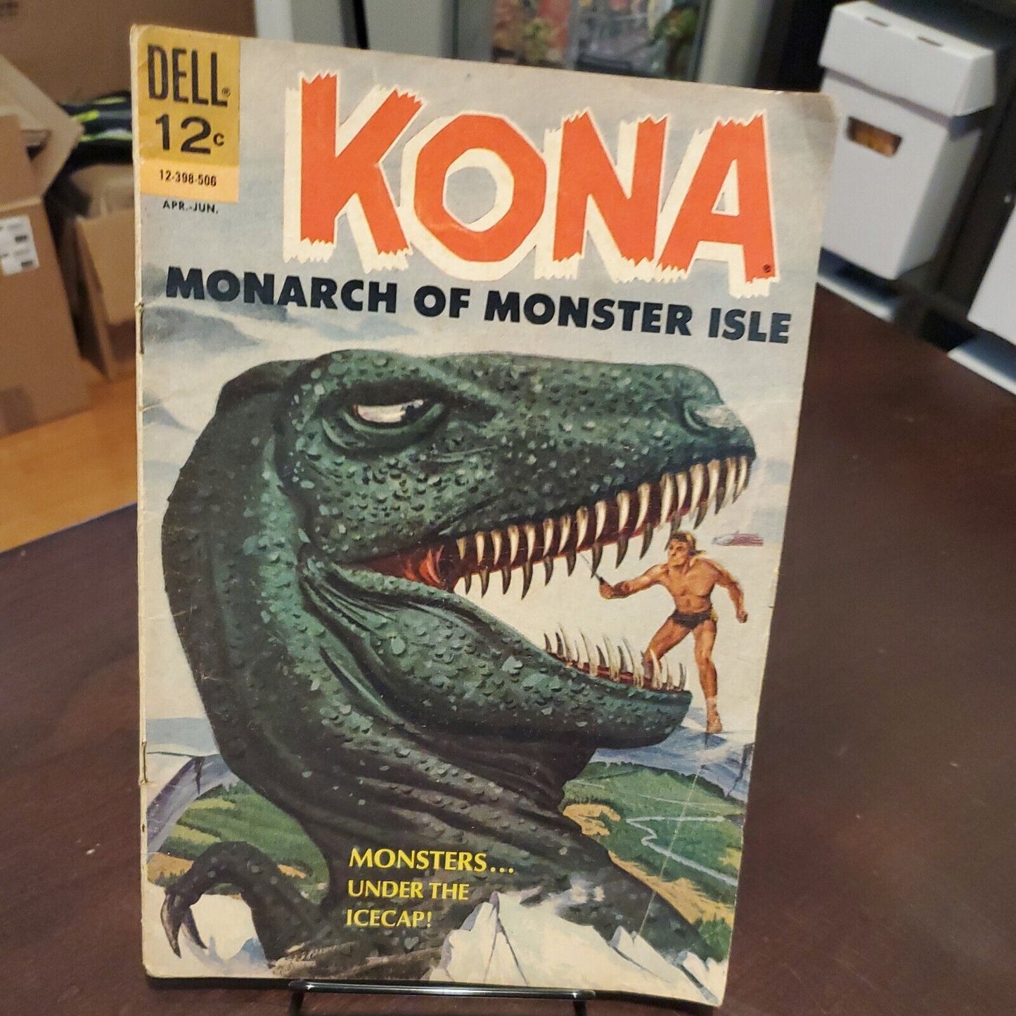 KONA Monarch of Monster Isle #11-1964 #14-1965 #18-1966 Dell Comics 