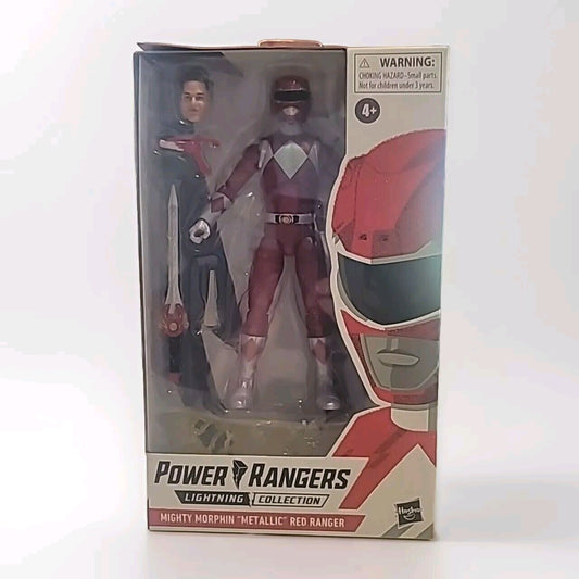 Red Metallic Mighty Morphin Power Rangers Lightning Collection Ranger Hasbro