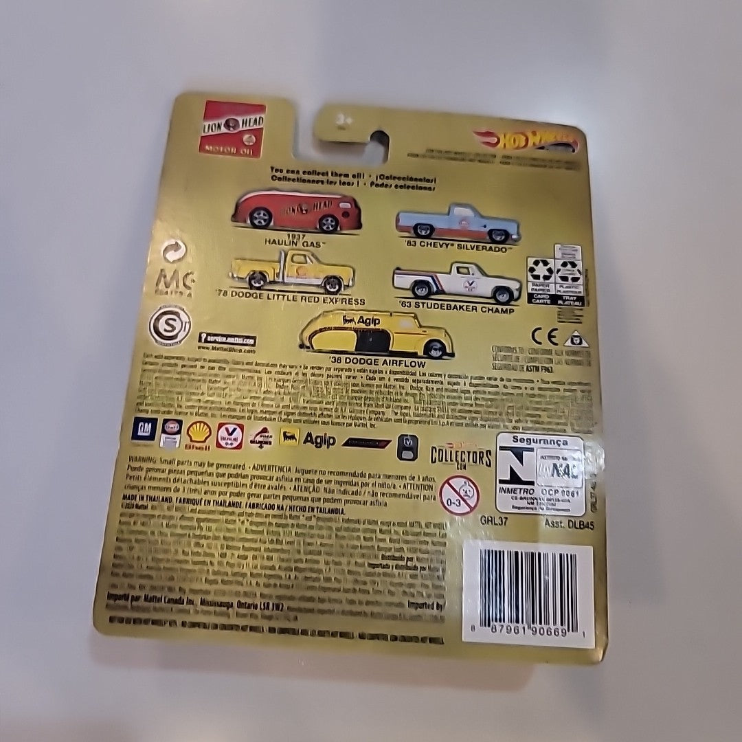 2020 Hot Wheels Premium 1937 Haulin' Gas Lion Head Oil NIB