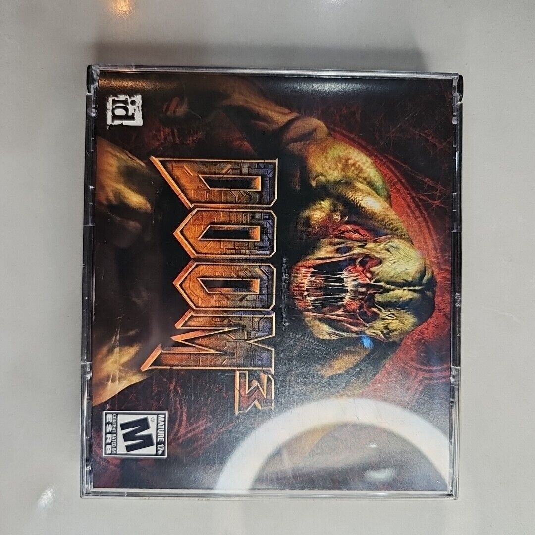 Doom 3 First Person Shooter PC Video Game 3 CD Set in Box