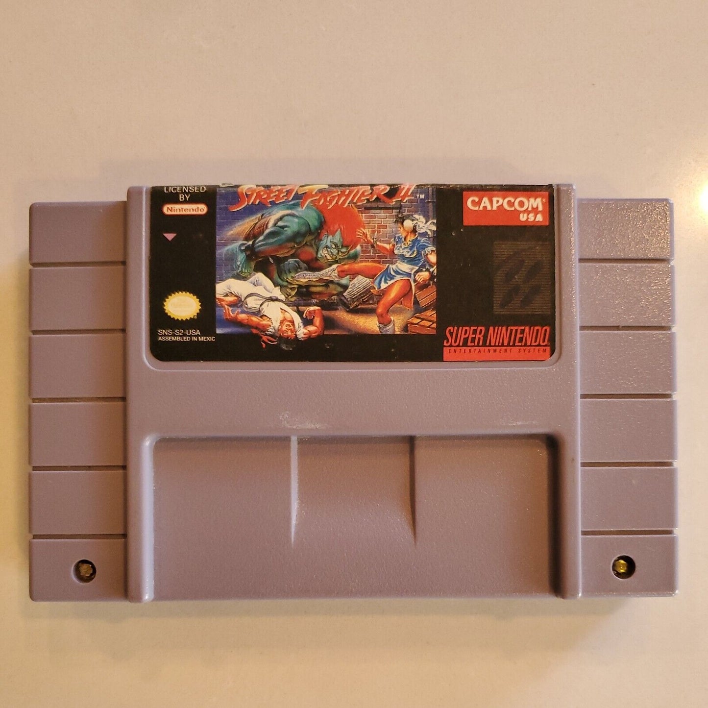 Street Fighter II SNES, 1992 Super Nintendo Cartridge Only Tested SB8