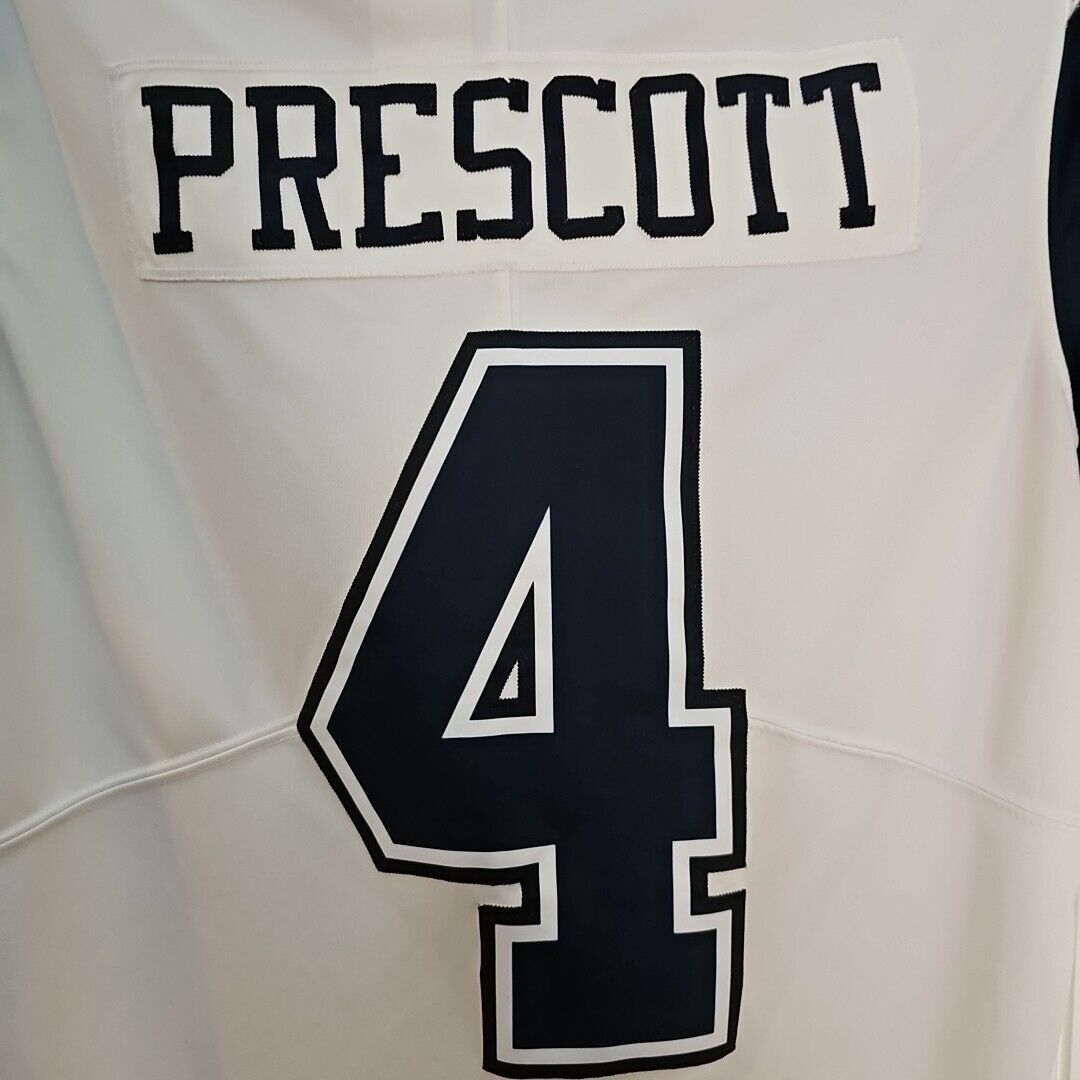 Dak Prescott On Field Jersey, Medium, Unisex, Stitched-In, Nike, Dri-Fit Small